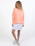 Foxwood Jayne Throw on Top - Neon Peach