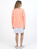 Foxwood Jayne Throw on Top - Neon Peach