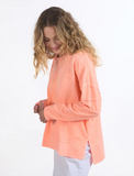 Foxwood Jayne Throw on Top - Neon Peach