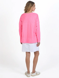 Foxwood Jayne Throw on Top - Neon Rose