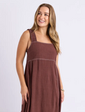 Foxwood Sage Dress - Chocolate