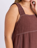 Foxwood Sage Dress - Chocolate