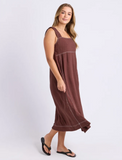 Foxwood Sage Dress - Chocolate