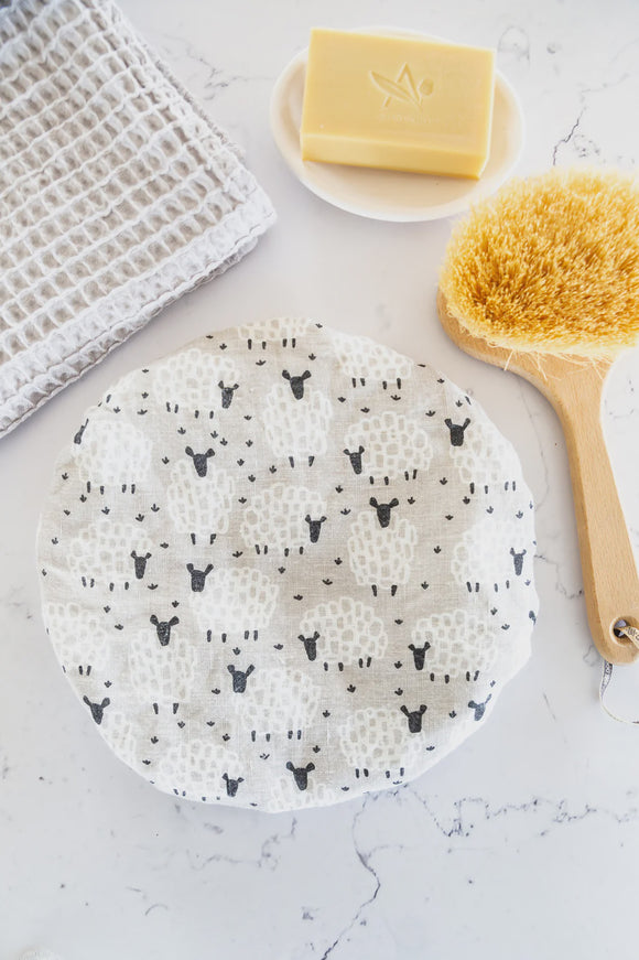 Shower Cap - Grey Sheep