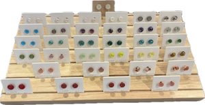 Samantha Abbott Glass Studs - Assorted colours