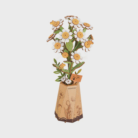 Robotime Wooden Bloom - Chamomile