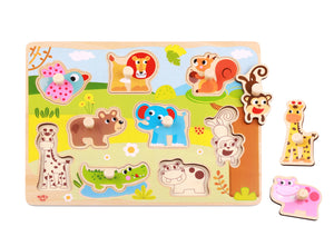 Peg Puzzle - Animals