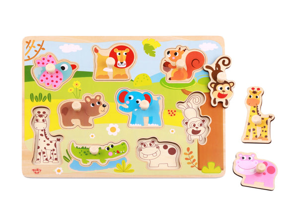 Peg Puzzle - Animals