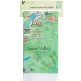Tamar Valley Wine Region Map - Tea Towel