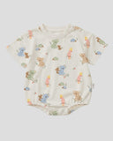 Toshi Onesie S/S Bubble Arcadia Gumnut Babies Cloud