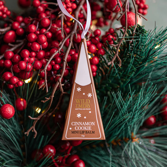 Mini Lip Balm Ornament- Cinnamon Cookie