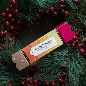Happy Holidays Shower Steamer & Mini Lip Balm Bon Bon