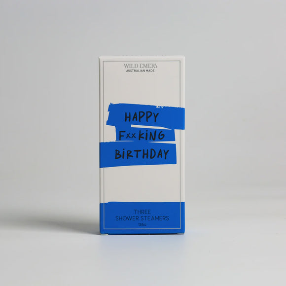 Shower Steamer - Happy F**king Birthday 3 Pack