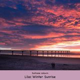 Getting Lost Suitcase - Lilac Winter Sunrise