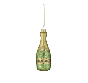 Christmas Ornament - Glass Bubbles Bottle
