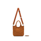 Black Caviar Designs 2 piece suede Top Handle - Tan
