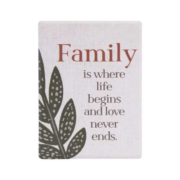 Amber Garden Ceramic Magnet - Family