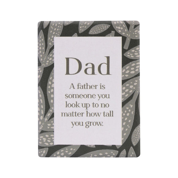 Amber Garden Ceramic Magnet - Dad