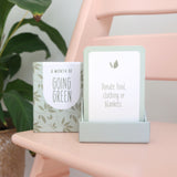 Affirmation Cards - A Month of Going Green