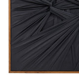 Fabric Weave Wall Art - Black 75x100cm
