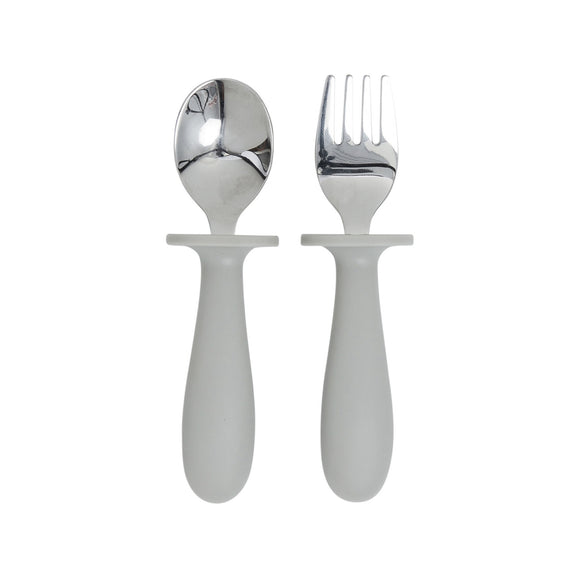 Baby Elephant Silicone Cutlery Set