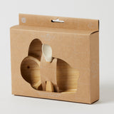 Bamboo Plate & Spoon Set - Belle