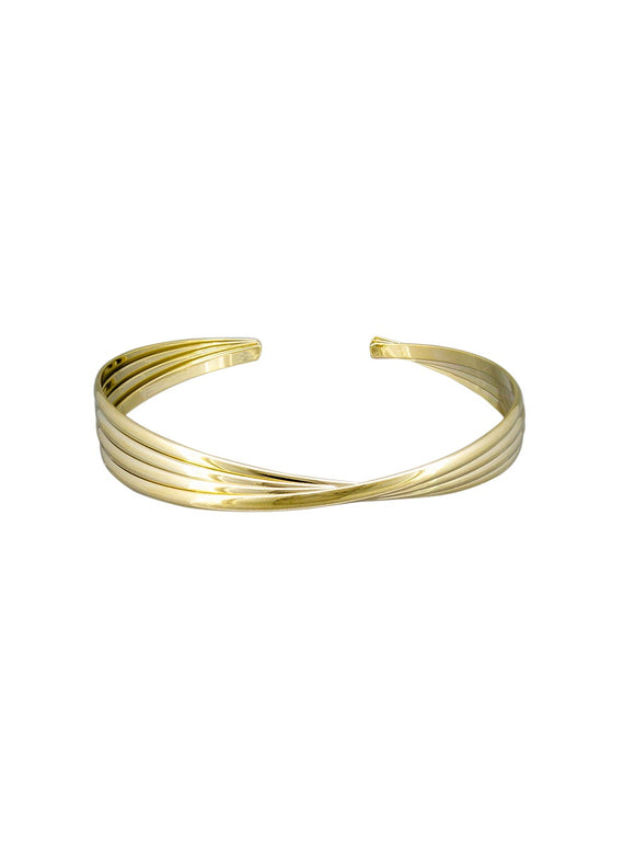 Bracelet - Twist Cuff Gold