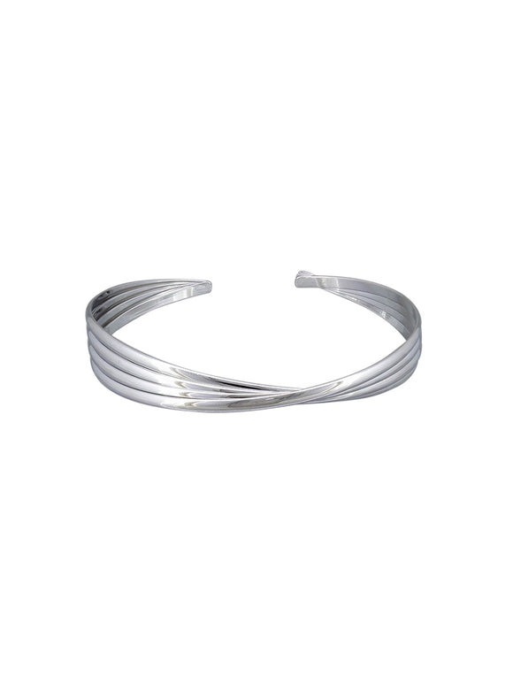 Bracelet - Twist Cuff Silver