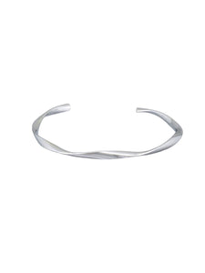 Bracelet - Single Twist Cuff Silver