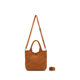 Black Caviar Designs 2 piece suede Top Handle - Tan