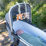 Stroller Toys 2pk - Bear & Fox