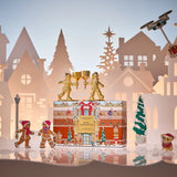 GLASSHOUSE FRAGRANCES Metal Candlestick Holders - Christmas