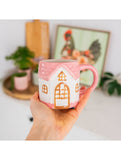Ceramic House Mug - Cottage Grove Pink