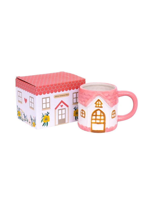 Ceramic House Mug - Cottage Grove Pink