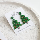 Christmas Earrings - Tree
