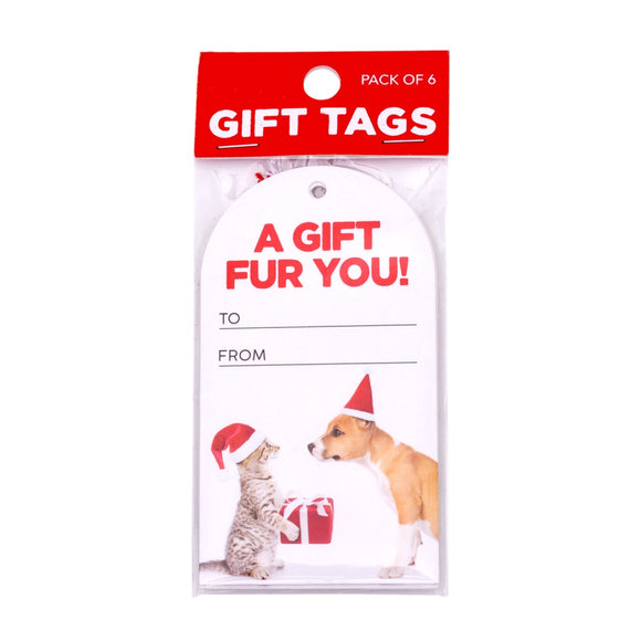 Christmas Gift Tags 6pck - Fur You