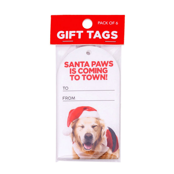 Christmas Gift Tags 6pck - Coming to Town