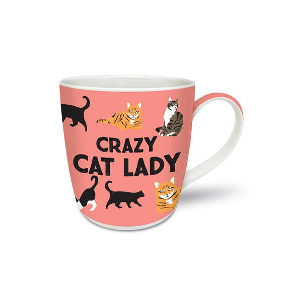 New Bone China Mug - Crazy Cat Lady