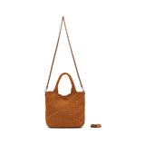 Black Caviar Designs 2 piece suede Top Handle - Tan