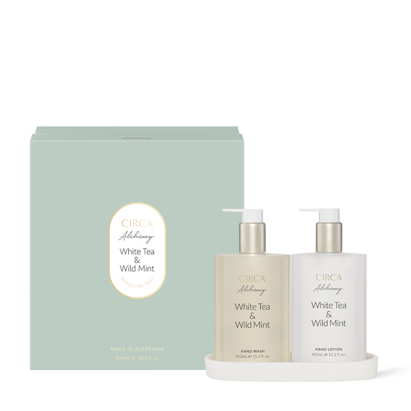 Circa Hand Care Duo 900ml - White Tea & Wild Mint