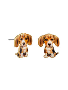 Earrings - Dachshund Gold