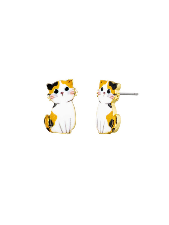 Earrings - Ginger Cat