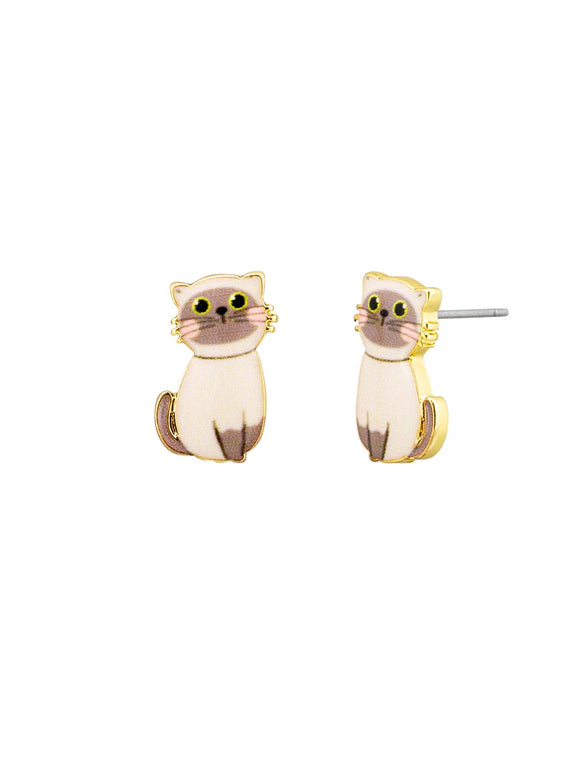 Earring - Lazy Cat