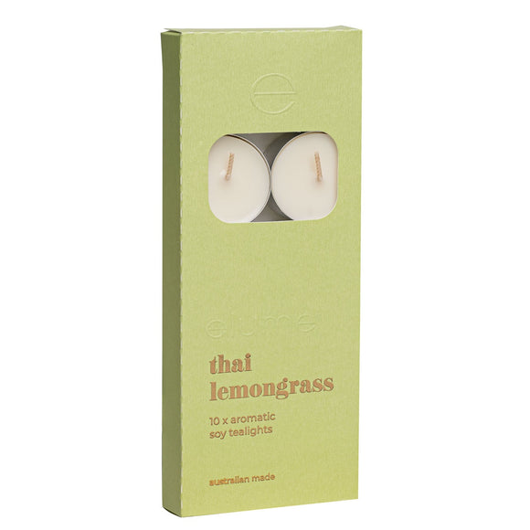 Tealight Candles 10pk - Thai Lemongrass