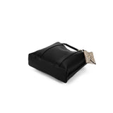 Black Caviar Designs - Margaux 2 Piece Laptop Top Handle Bag Black