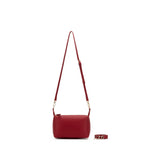 Black Caviar - Elodie Top Handle Crossbody Bag Deep Red