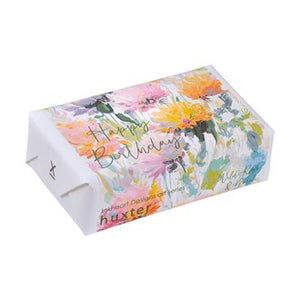 Wrapped Soap  "flower Garden Orient" - Happy Birthday