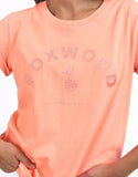 Foxwood Effortless Tee - Neon Peach