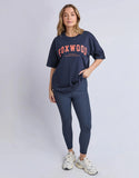 Foxwood Interval Tee - Navy/ Orange