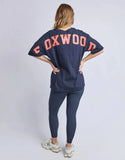 Foxwood Interval Tee - Navy/ Orange